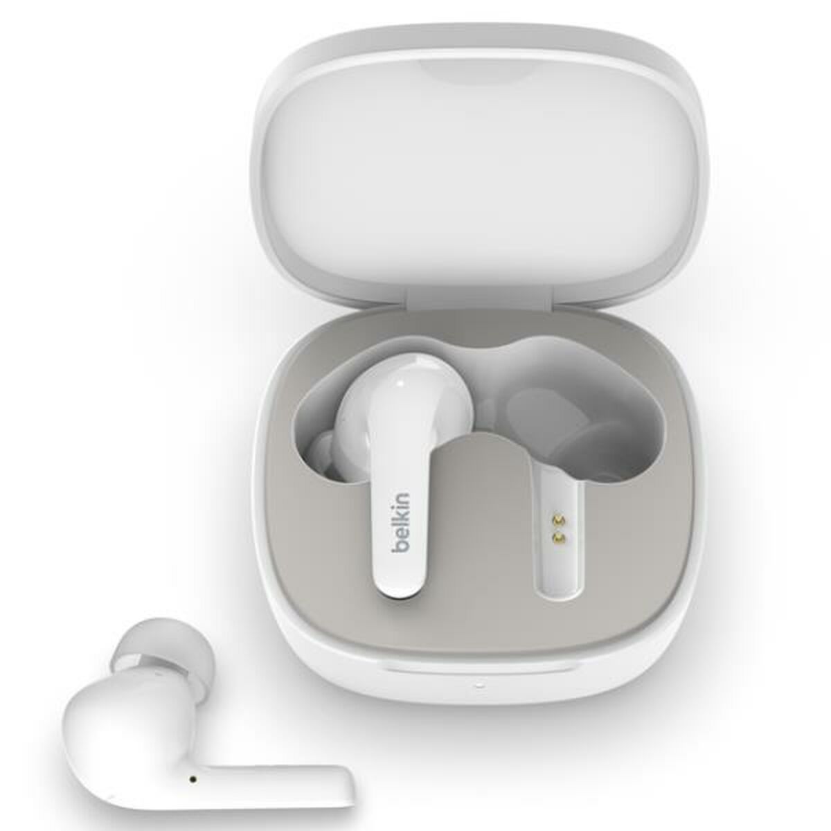 Hodetelefoner med Mikrofon Belkin SF FLOW Hvit